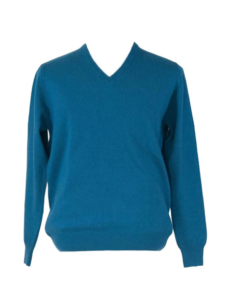  Loja Das Meias V-neck Sweater - Blue 