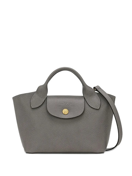  Longchamp épure Top-handle Leather Mini Bag - Grey 