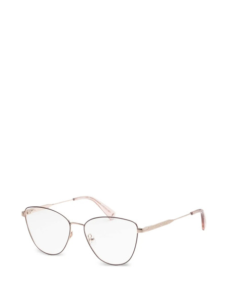  Longchamp Geometric Frame Glasses - Pink 