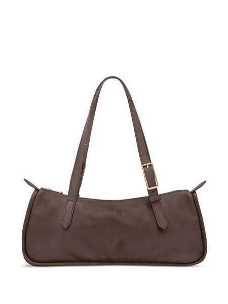  Longchamp L Looong Buckle-strap Shoulder Bag - Brown 