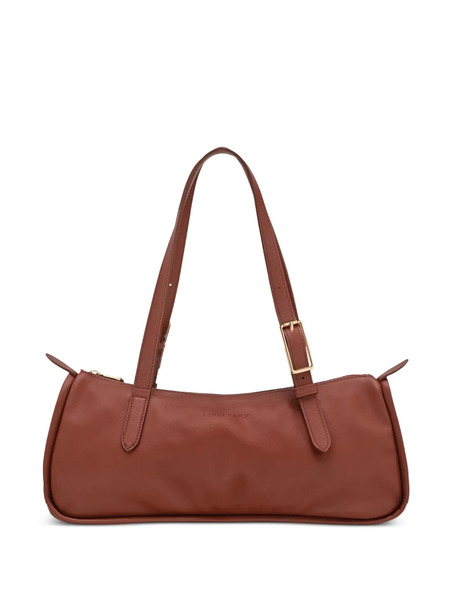  Longchamp L Looong Buckle-strap Shoulder Bag - Brown 