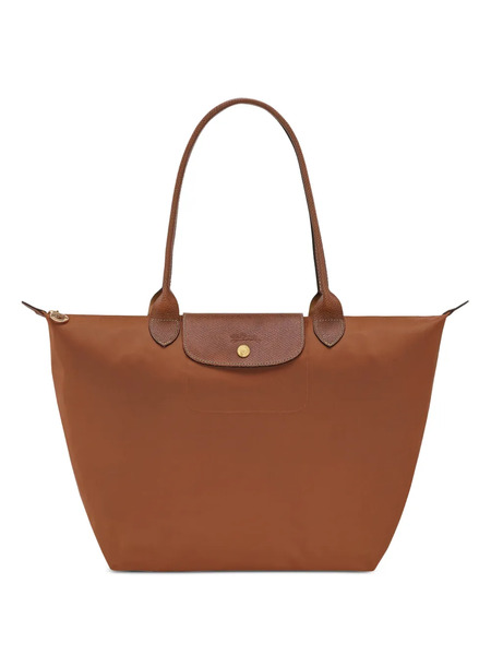  Longchamp Large Le Pliage Folding Tote Bag - Brown 