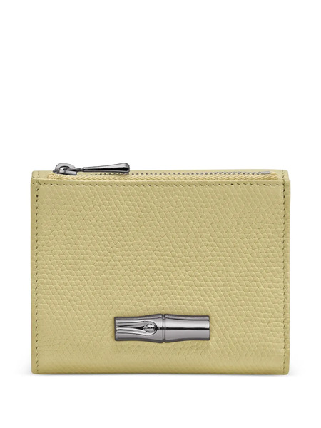  Longchamp Le Roseau Compact Wallet - Neutrals 