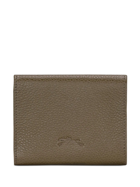  Longchamp Leather Card Holder - Brown 