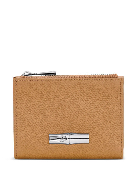  Longchamp Leather Wallet - Orange 