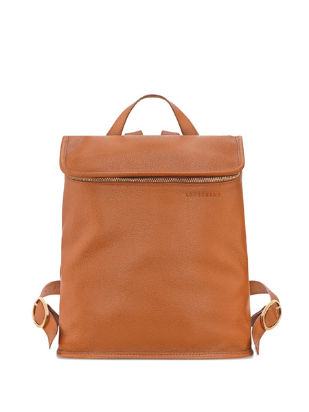  Longchamp Medium Le Foulonné Backpack - Brown 