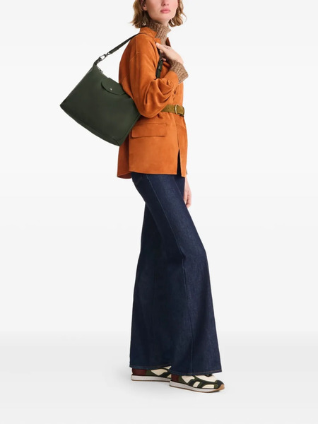  Longchamp Medium Le Pliage Shoulder Bag - Green 
