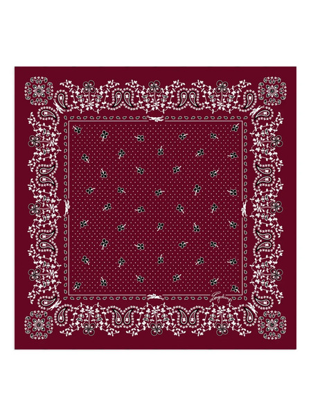  Longchamp Paisley-print Scarf - Red 