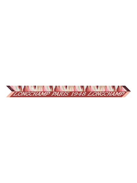  Longchamp Patterned Scarf - Red 