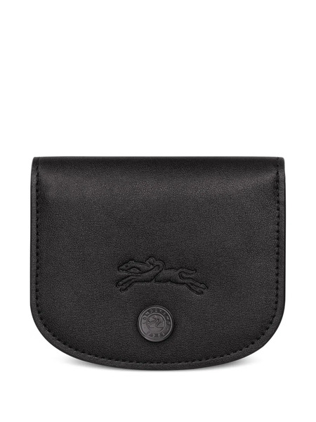  Longchamp Pliage Leather Cardholder - Black 