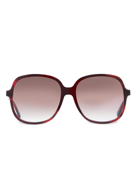  Longchamp Square-frame Sunglasses - Red 