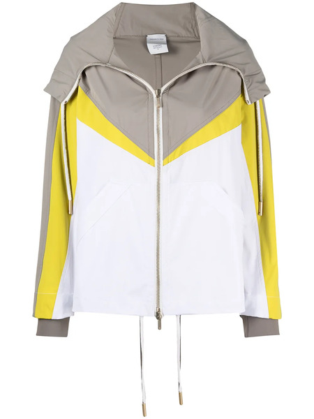  Lorena Antoniazzi Colour-block Hooded Jacket - Neutrals 