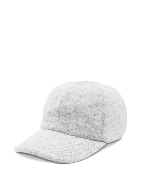  Lorena Antoniazzi Leather-strap Baseball Cap - Grey 
