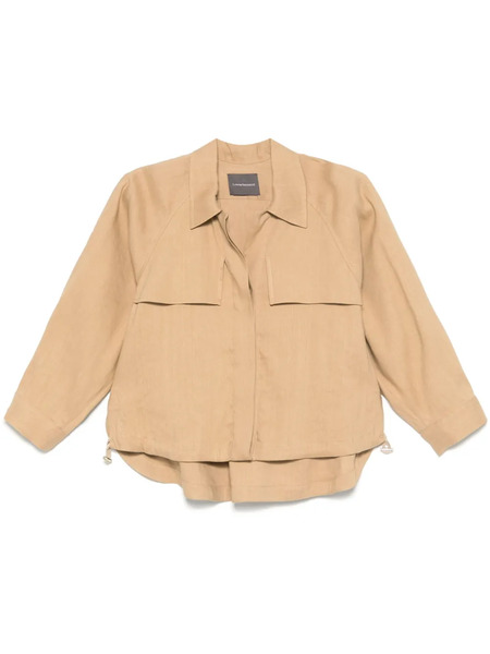  Lorena Antoniazzi Lightweight Shirt Jacket - Brown 