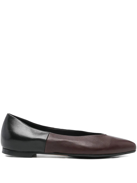  Lorena Paggi Two-tone Pointed-toe Flats - Brown 