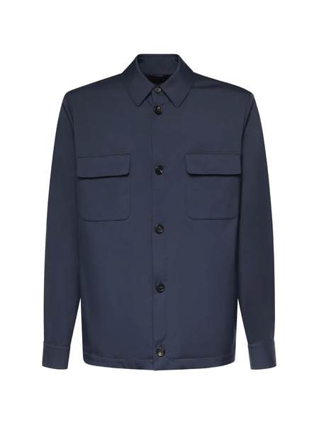  Loro Piana Buttonned Pocket Jacket - Blue 