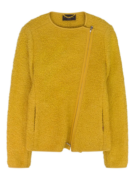  Loro Piana Evening Asymmetrical Zip-front Jacket - Yellow 