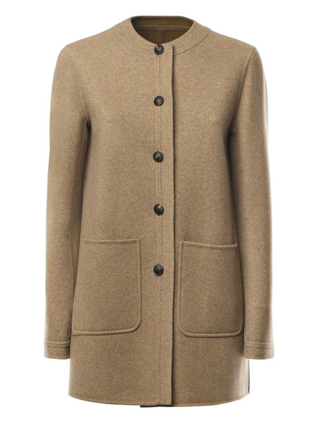  Loro Piana Kiri Buttoned Coat - Neutrals 