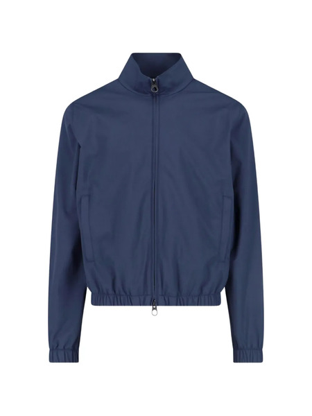  Loro Piana Zipped Bomber Jacket - Blue 