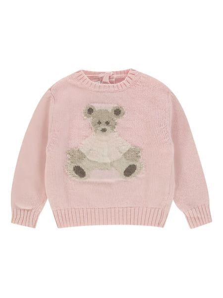  L'orsobruno Bear Sweater - Pink 