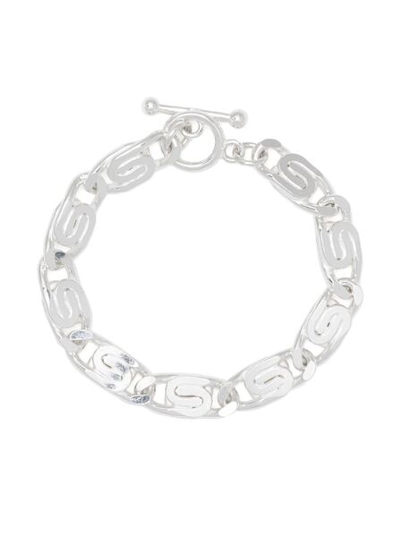  Louis Abel Vortex Thick Bracelet - Silver 