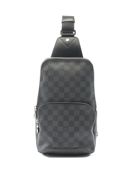  Louis Vuitton Pre-owned 2018 Check-pattern Shoulder Bag - Grey 