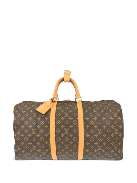  Louis Vuitton Pre-owned 1999 55 Keepall Monogram Holdall - Brown 