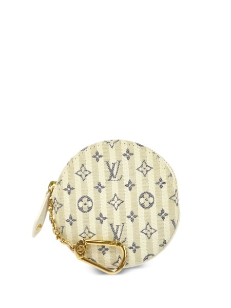  Louis Vuitton Pre-owned 2007 Mini Lin Round Coin Purse - Neutrals 