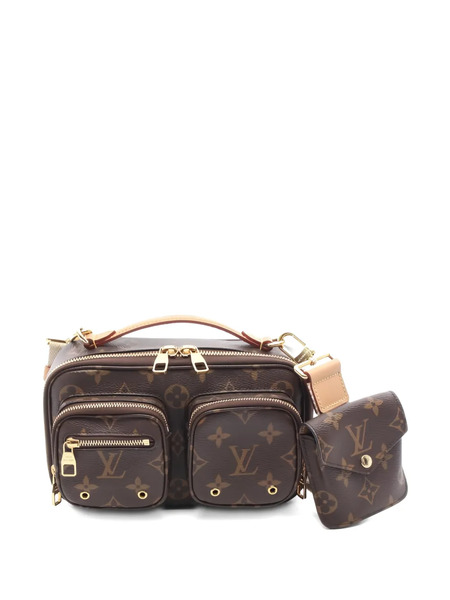  Louis Vuitton Pre-owned Monogram Crossbody Leather Tote Bag - Brown 