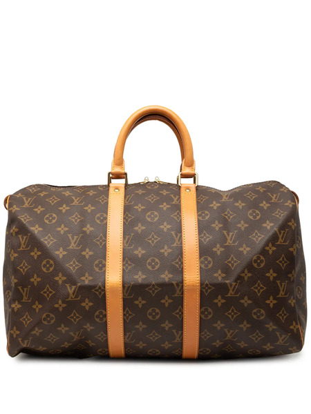  Louis Vuitton Pre-owned 1994 Monogram Keepall 45 Travel Bag - Brown 