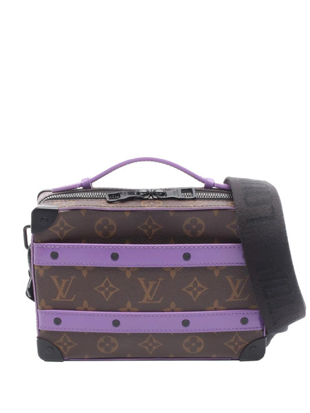  Louis Vuitton Pre-owned 2021-2025 Monogram Macassar Handle Soft Trunk Satchel - Brown 