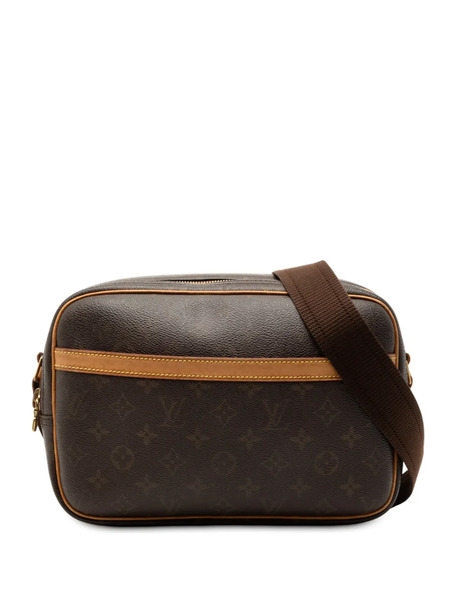  Louis Vuitton Pre-owned 2001 Monogram Reporter Pm Crossbody Bag - Brown 