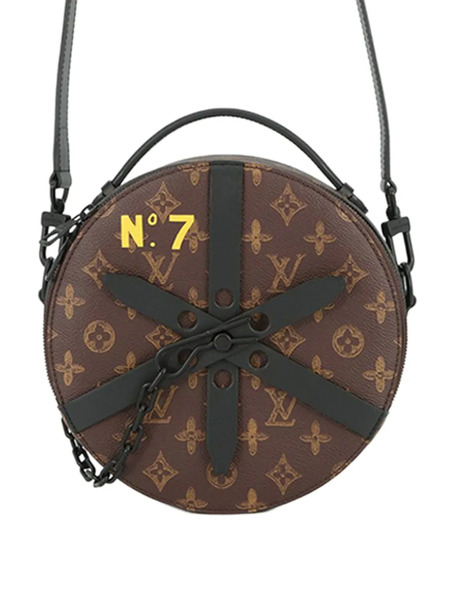  Louis Vuitton Pre-owned 2021-2026 Monogram Wheel Box Satchel - Black 