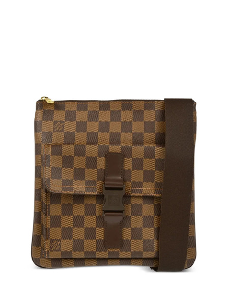  Louis Vuitton Pre-owned 2006 Pochette Damier-pattern Messenger Bag - Brown 