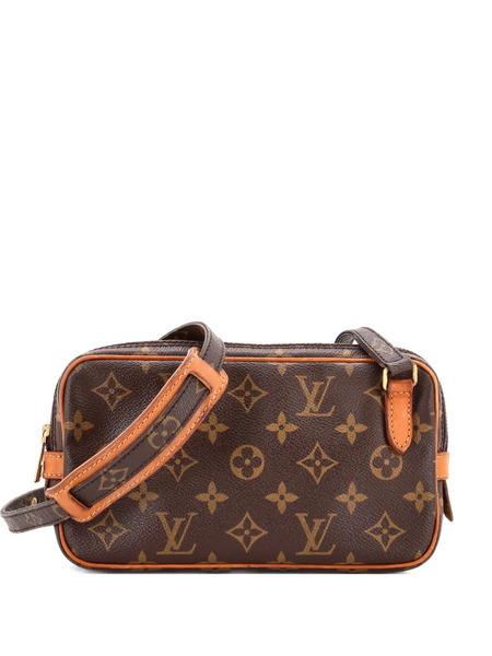  Louis Vuitton Pre-owned Pochette Marly Bandouliere Bag Monogram Canvas Crossbody Bag - Brown 