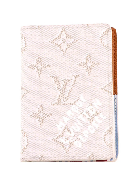  Louis Vuitton Pre-owned Pocket Organizer Limited Edition Monogram Heritage Canvas Card Holder - Neutrals 