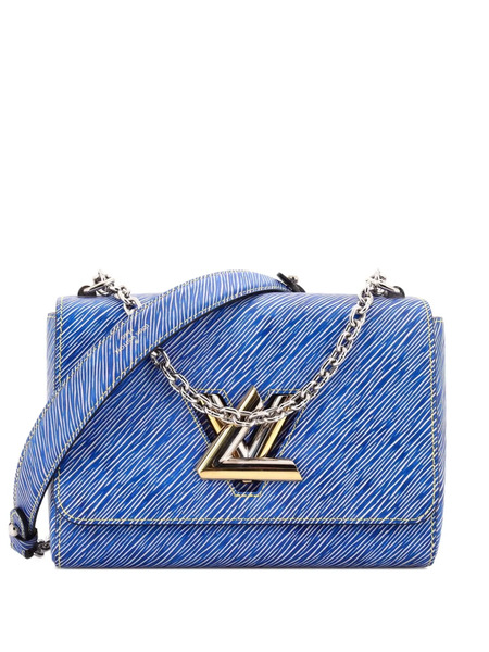  Louis Vuitton Pre-owned Twist Handbag Limited Edition Pin Embellished Epi Leather Mm Shoulder Bag - Blue 