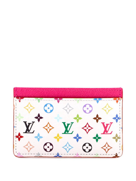  Louis Vuitton Pre-owned X Takashi Murakami Monogram Multicolor With Leather Card Holder - Multicolour 