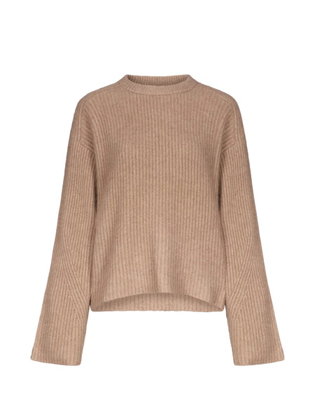  Loulou Axel Ribbed Panelled Sweater - Neutrals 
