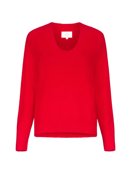  Loulou Baji Knitted Sweater - Red 