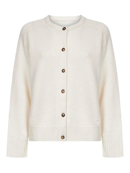  Loulou De Saison Aidar Wool Cardigan - Neutrals 