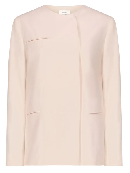  Loulou De Saison Bono Asymmetric Welt Jacket - Neutrals 