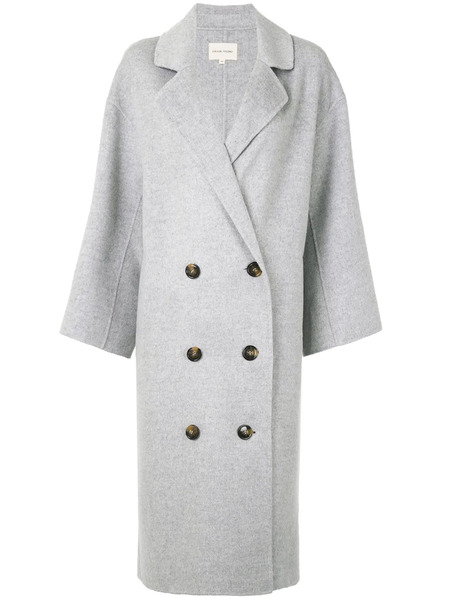  Loulou De Saison Borneo Oversized Coat - Grey 