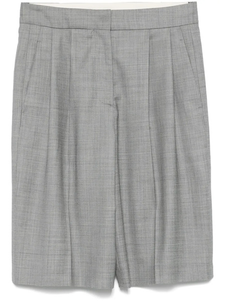  Loulou De Saison Check-pattern Shorts - Grey 
