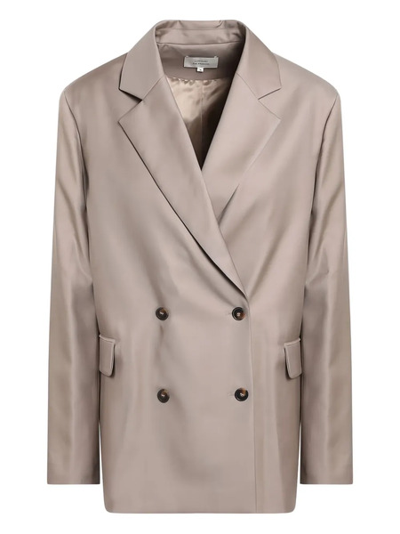  Loulou De Saison Double-breasted Wool Blazer - Neutrals 