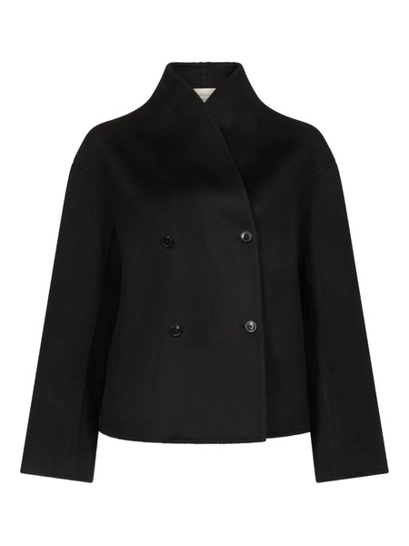  Loulou De Saison Double-breasted Wool Jacket - Black 