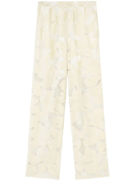  Loulou De Saison Floral-patterned Palazzo - Neutrals 