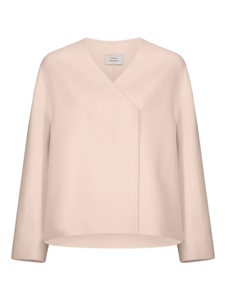  Loulou De Saison Maara Asymmetric Collarless Jacket - Neutrals 