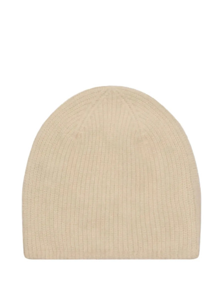  Loulou De Saison Ribbed Beanie Hat - Neutrals 