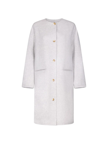  Loulou Kerry Button Single-breasted Coat - Neutrals 